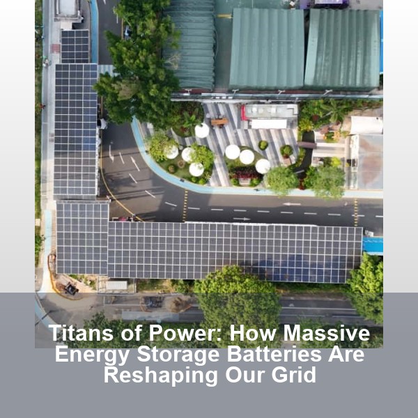 Titans of Power: How Massive Energy Storage Batteries Are Reshaping Our Grid